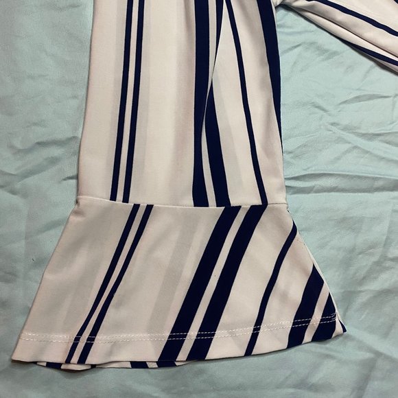 🍍🍍West Loop Navy Striped Tunic Dress - Picture 4 of 5